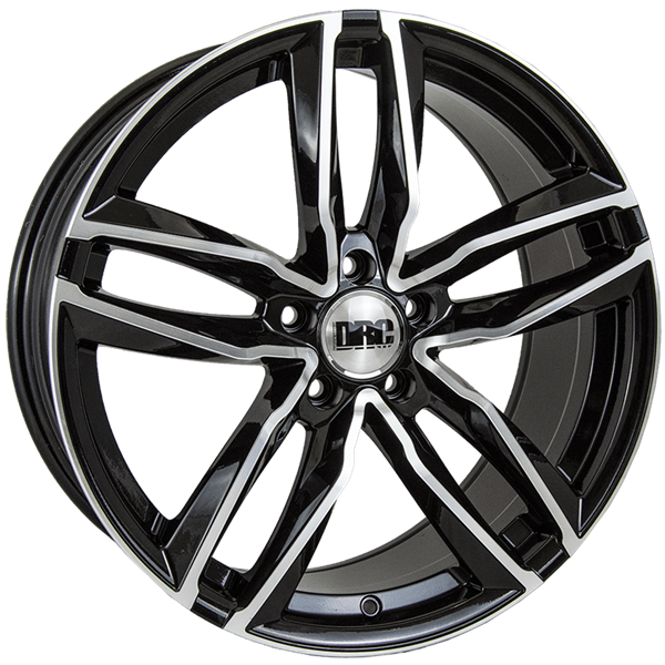 DRC DAA Black Polished 8,00x18 5x120,00 ET45,00
