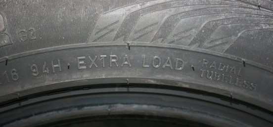 Reinforced tyres have a special design that allows them to be used with a higher load
