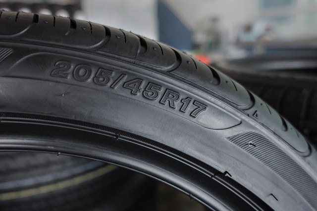Car tyre size
