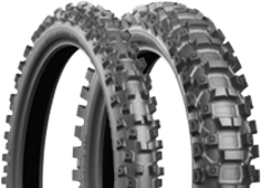 Close-up of the tread Bridgestone X20 90/100-21 57 M Front TT