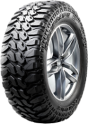 Close-up of the tread Radar Renegade R7 M/T 275/70 R18 125/122 K POR, OWL