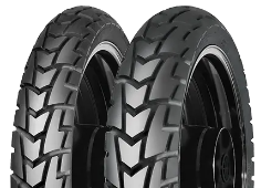 Close-up of the tread Mitas MC32 100/80-17 52 R Front/Rear TL M+S