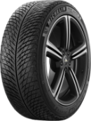 Close-up of the tread Michelin Pilot Alpin 5 255/45 R18 103 V XL