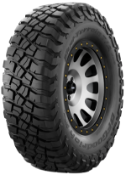 Close-up of the tread BFGoodrich Mud Terrain T/A KM3 285/75 R17 121/118 Q POR