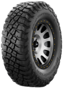 Close-up of the tread BFGoodrich Mud Terrain T/A KM3 255/75 R17 111/108 Q POR