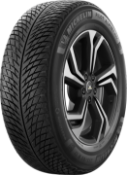 Close-up of the tread Michelin Pilot Alpin 5 SUV 235/60 R17 106 H XL