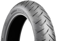 Close-up of the tread Bridgestone Battlax Scooter SC2 120/70 R14 55 H Front TL
