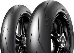 Close-up of the tread Pirelli Diablo Supercorsa SP V3 200/55ZR17 (78 W) Rear TL M/C SP
