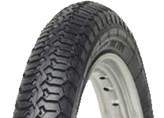 Close-up of the tread Mitas B8 2.50-16 42 J Front/Rear TT