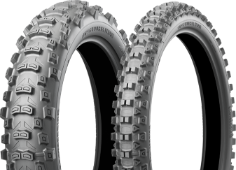 Close-up of the tread Bridgestone Battlecross E50 140/80-18 70 P Rear TT NHS