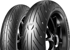 Close-up of the tread Pirelli Angel GT II 120/60ZR17 (55 W) Front TL M/C