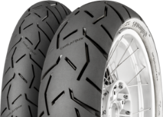 Close-up of the tread Continental ContiTrailAttack 3 120/70 R19 60 V Front TL