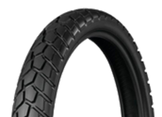 Close-up of the tread Bridgestone Battlax Adventurecross Tourer AX41T 120/70 R17 58 H Front TL F