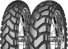 Close-up of the tread Mitas E-07+ 120/70 B19 60 H Front M+S