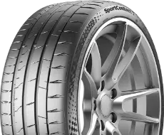 Close-up of the tread Continental SportContact 7