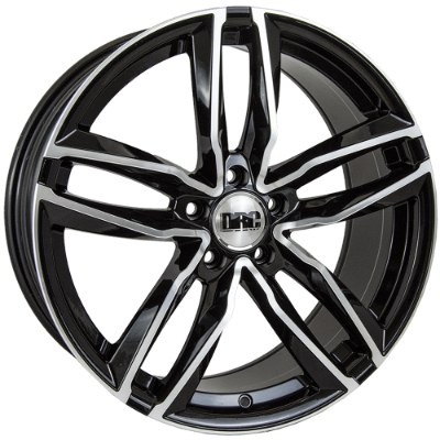 DRC DAA Black Polished 8,00x18 5x120,00 ET45,00