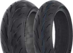 Close-up of the tread Michelin Power 6 240/45ZR17 (82 W) Rear TL