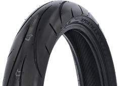 Close-up of the tread Dunlop Sportmax Q-Lite 90/80-17 46 S Front/Rear TL