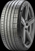 Close-up of the tread Pirelli P Zero (PZ4) 285/40 R19 107 Y XL, ZR, MO1A, S.C.