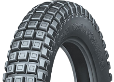 Close-up of the tread Michelin TRIAL LIGHT 120/100 R18 68 M Rear TL M/C