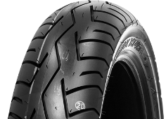 Close-up of the tread Bridgestone BT 45 110/90-17 60 H Rear TL M/C