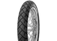 Close-up of the tread Metzeler Tourance 90/90-21 54 S Front TT M/C
