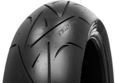 Close-up of the tread Continental ContiSportAttack 190/55ZR17 (75 W) Rear TL M/C