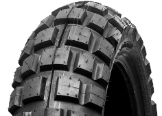 Close-up of the tread Continental TKC 80 Twinduro 140/80-18 70 R Rear TT M/C M+S