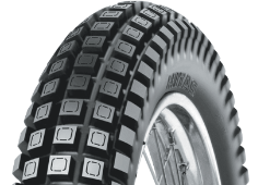 Close-up of the tread Mitas ET-01 2.75-21 45 M Front TL