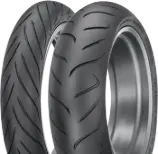 Close-up of the tread Dunlop Sportmax RoadSmart II 120/70ZR18 (59 W) Front TL