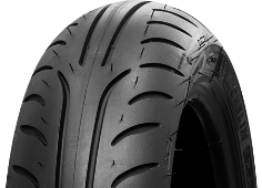 Close-up of the tread Michelin Power Pure SC 140/70-12 60 P Rear TL M/C