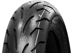Close-up of the tread Bridgestone SC1 100/90-14 57 P Rear TL RF