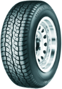 Close-up of the tread Bridgestone H/T 687 235/55 R18 100 H TOYOTA