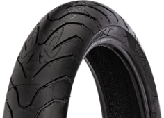 Close-up of the tread Pirelli ANGEL GT 110/80 R19 59 V Front TL M/C