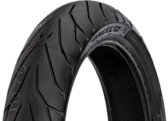 Close-up of the tread Pirelli ANGEL GT 150/70 R17 69 V Rear TL M/C