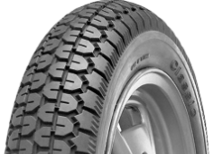 Close-up of the tread Continental Classic 3.00-10 50 J Front/Rear TT M/C