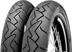 Close-up of the tread Continental ContiClassicAttack 110/90 R18 61 V Rear TL M/C